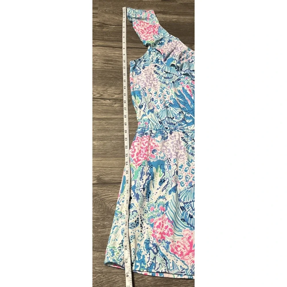 Lilly Pulitzer Alessa Sink or Swim Elastic Waist Skort Romper Size Medium - Picture 11 of 13